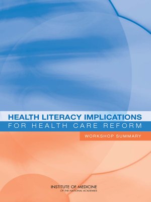 cover image of Health Literacy Implications for Health Care Reform